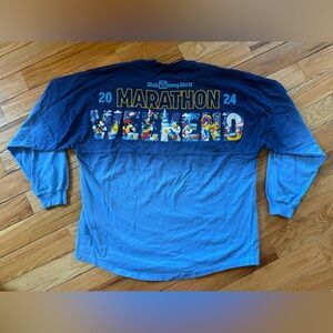 2024 Disney Parks runDisney Walt Disney World Weekend Marathon Spirit Jersey Lg